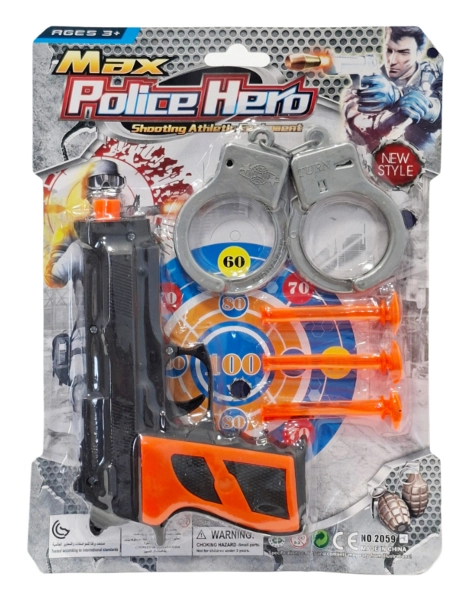 Policejní sada s gumovými střelkami