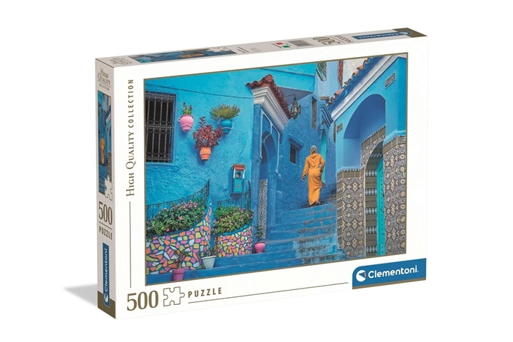 Clementoni puzzle 500 dílků best street of Chefchaouen