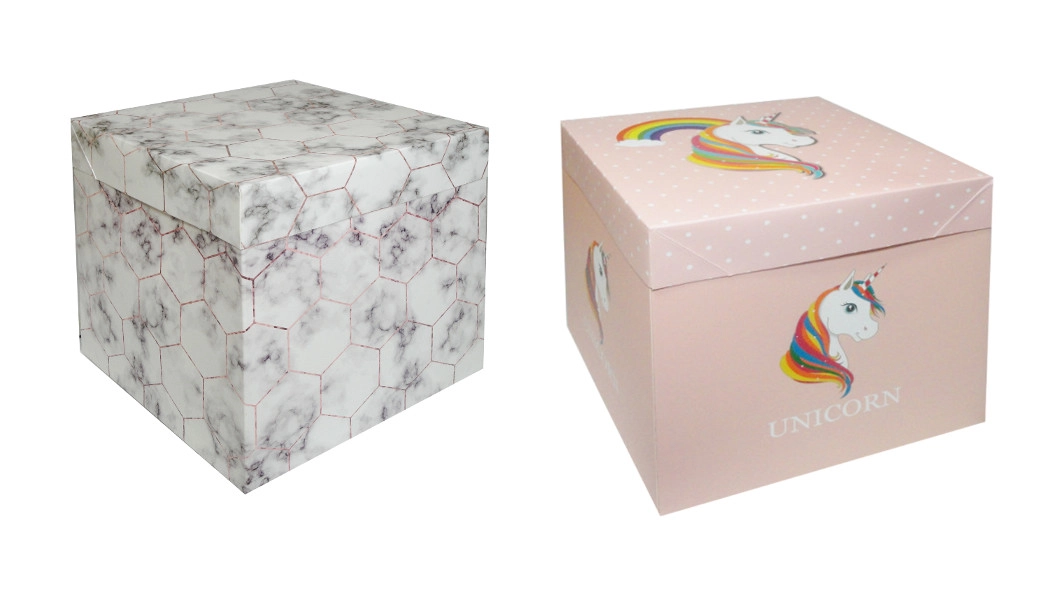 Dárková krabička s jednorožcem