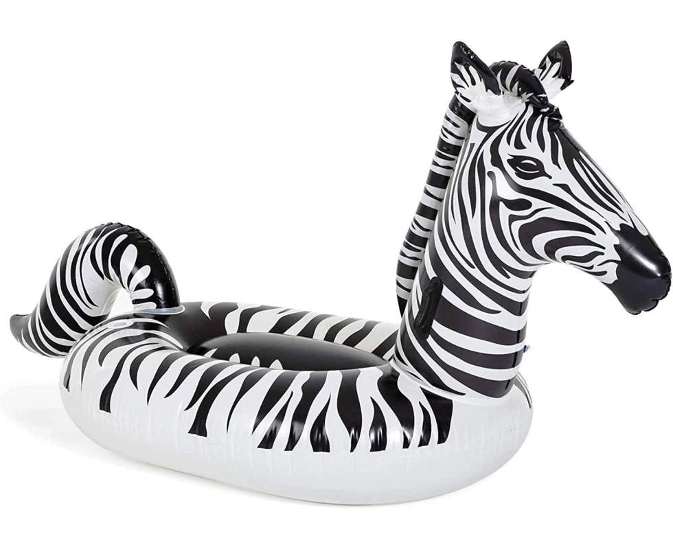 Nafukovací matrace zebra s LED osvětlením