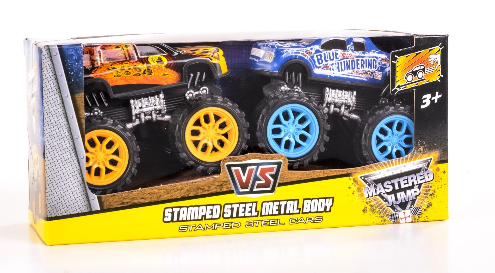 Sada terénních aut Monster Wheel 12 ks