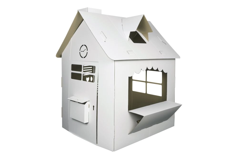 Kvetoucí dům - kartonové květinářství pro děti