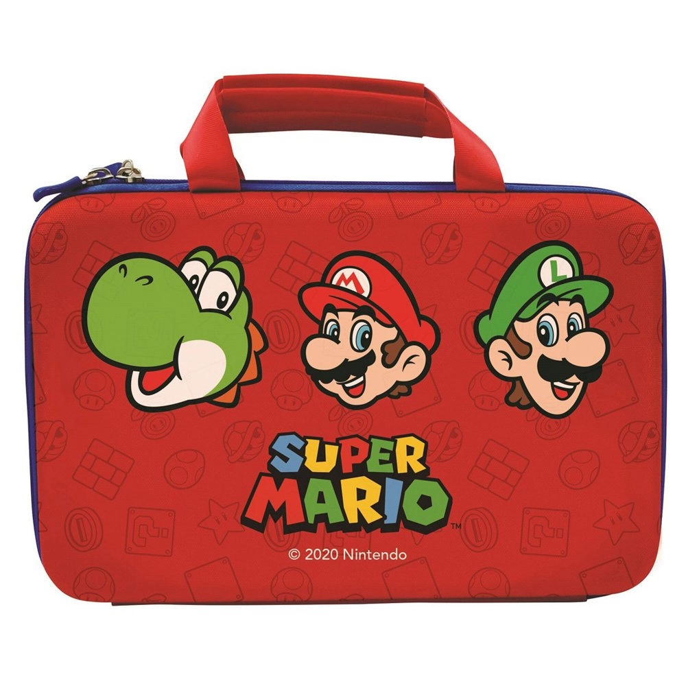 Levně Ochranná taška na konzole a tablety do 10″ s motivem Super Mario od Lexibook