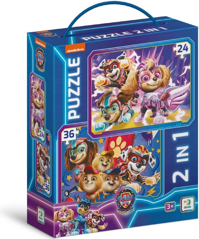 Dětské puzzle Tlapková patrola Tlapky zachraňují svět 2v1