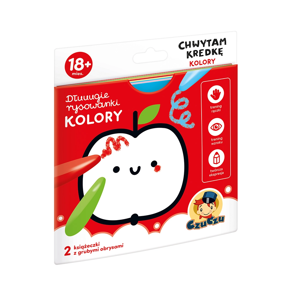 Dlouhé omalovánky Chytám pastelku – barvy (od 18 měsíců)