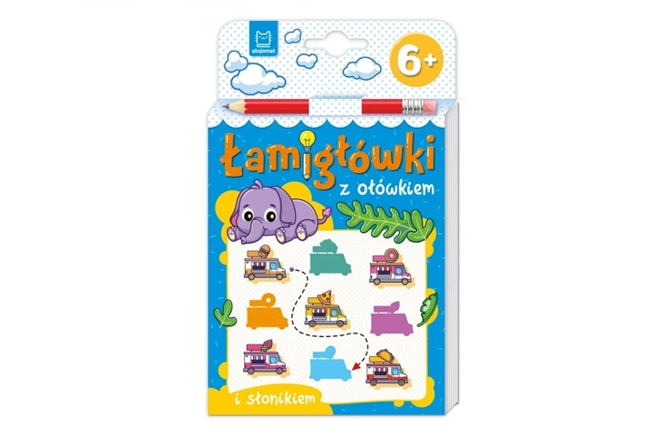 Łamigłówky s tužkou a sloníkem od 6 let