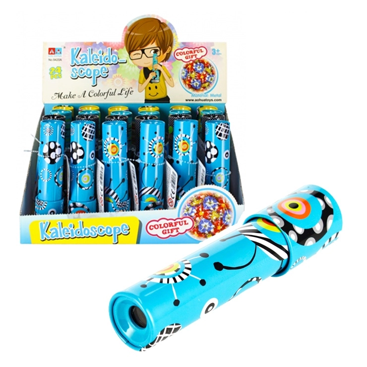 Kaleidoskop pro děti – plastový, různé barvy a vzory