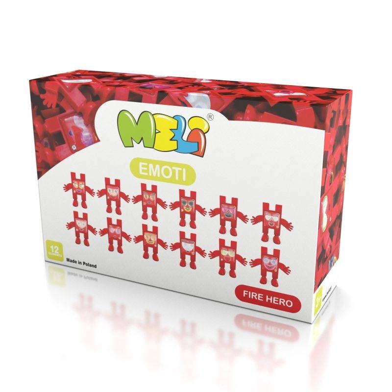 Meli Emoti hasiči – stavebnice 12 dílků