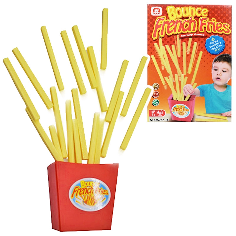 Vystřelovací hranolky – zábavná rodinná hra pro 2–4 hráče