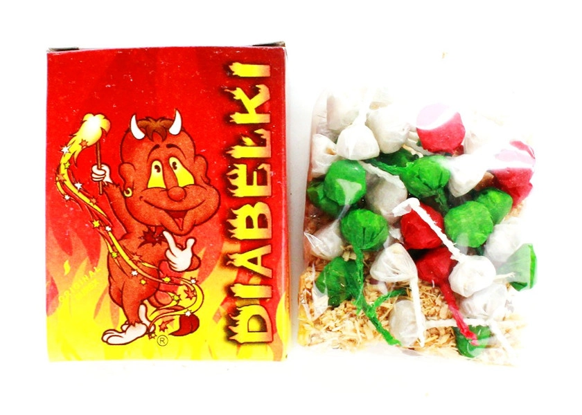 Prskavé křesadýlka Diabełki – 60 kusů