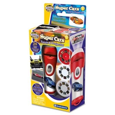 Latarka a projektor BRAINSTORM – supersportovní auta