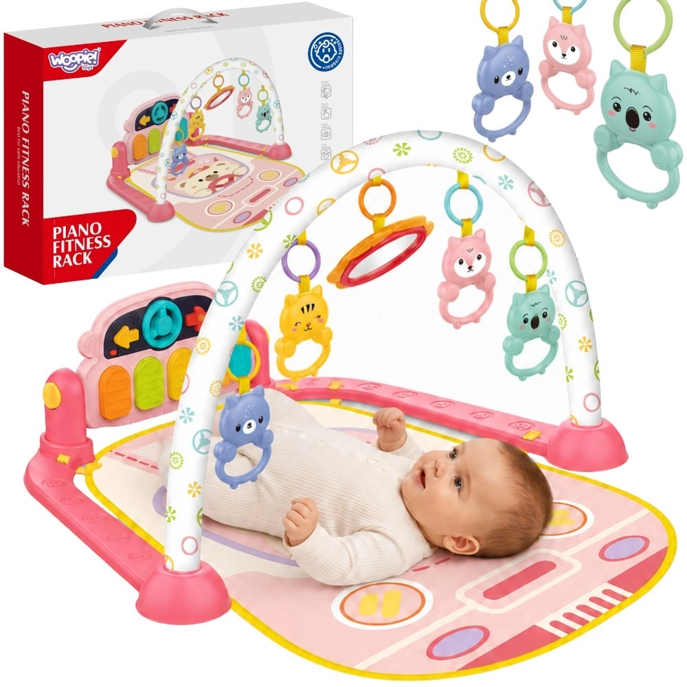Woopie Baby interaktivní hrací deka s pianem 3v1 pro miminka