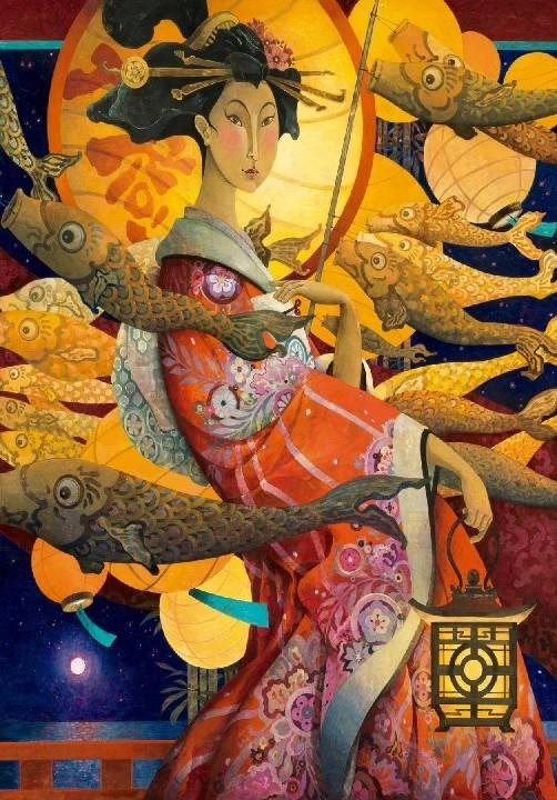 Puzzle CLEMENTONI Tanec Koinobori 1500 dílků