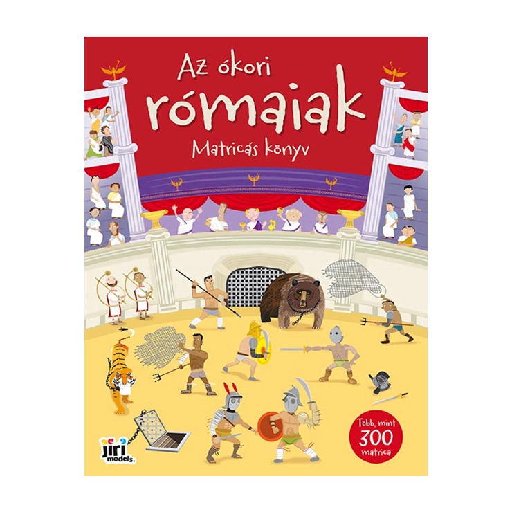 velká samolepková knížka římané – maďarská verze