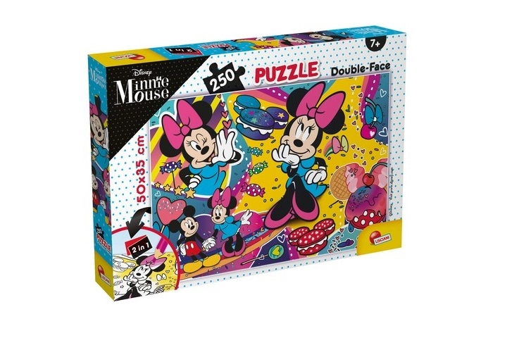 Lisciani oboustranné puzzle Minnie 250 dílků