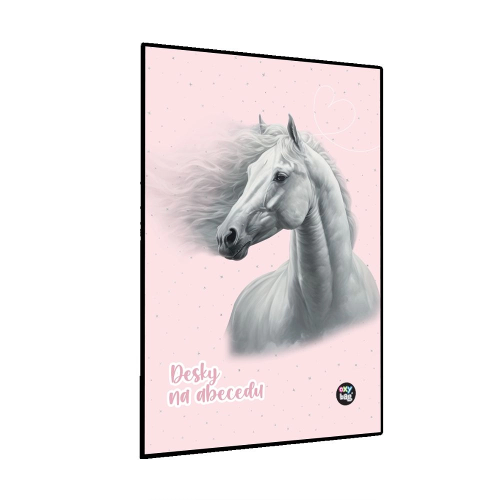 Desky na ABC kůň romantic KARTONPP