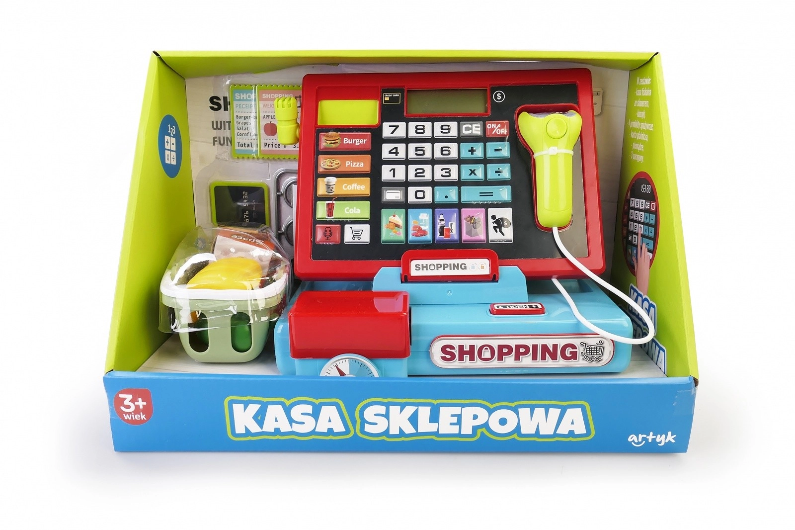 Pokladna se skenerem a vahou