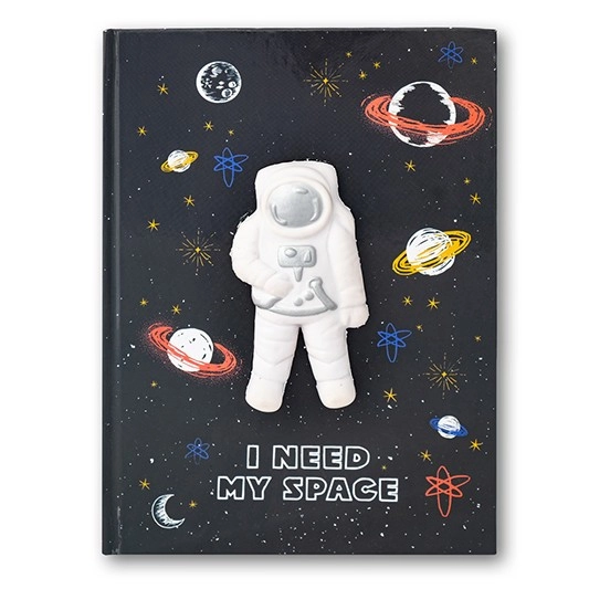 Zápisník A5 s mřížkou Squishy Kosmos, 80 listů