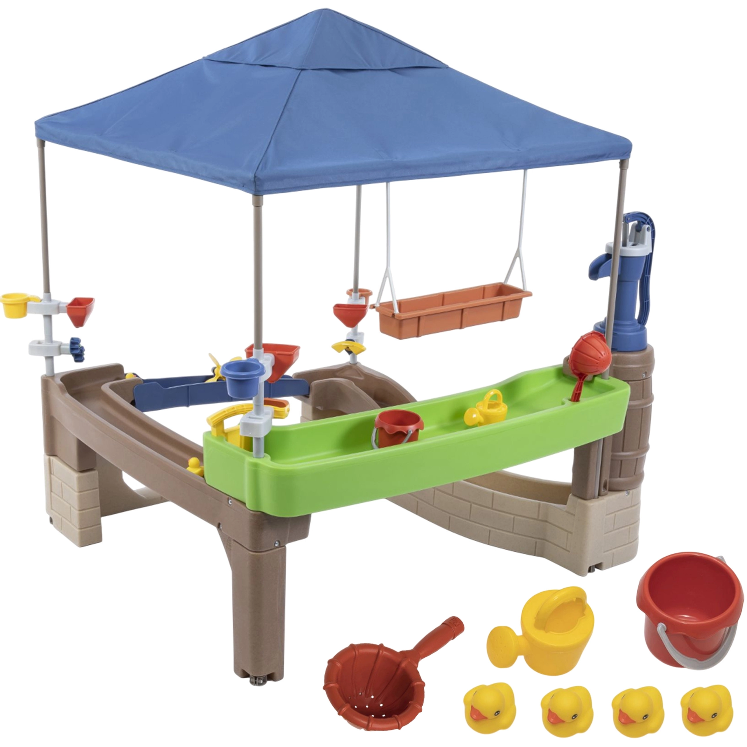 vodní hrací centrum s pumpou a baldachýnem pump & splash shady oasis