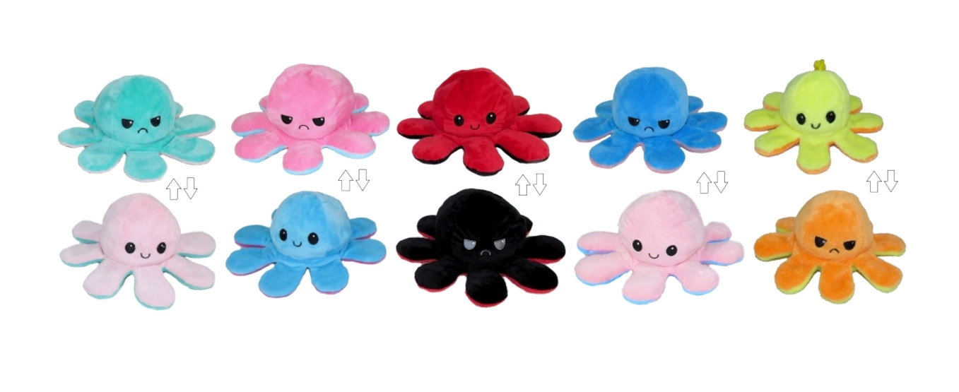 Chobotnice plyšová hračka