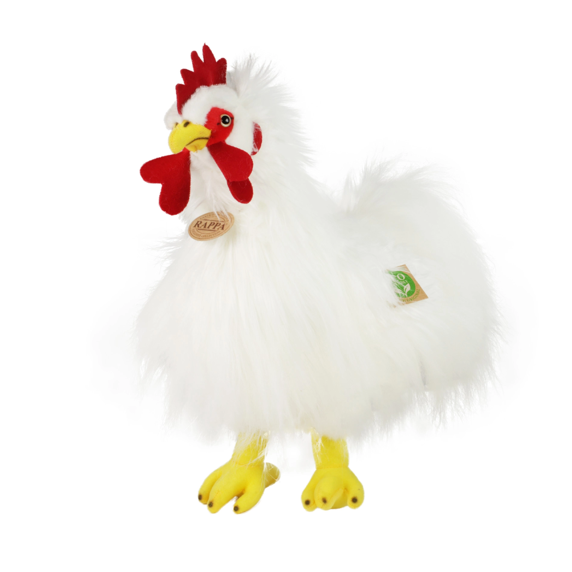 Eco-Friendly kohout bílý stojící 33 cm
