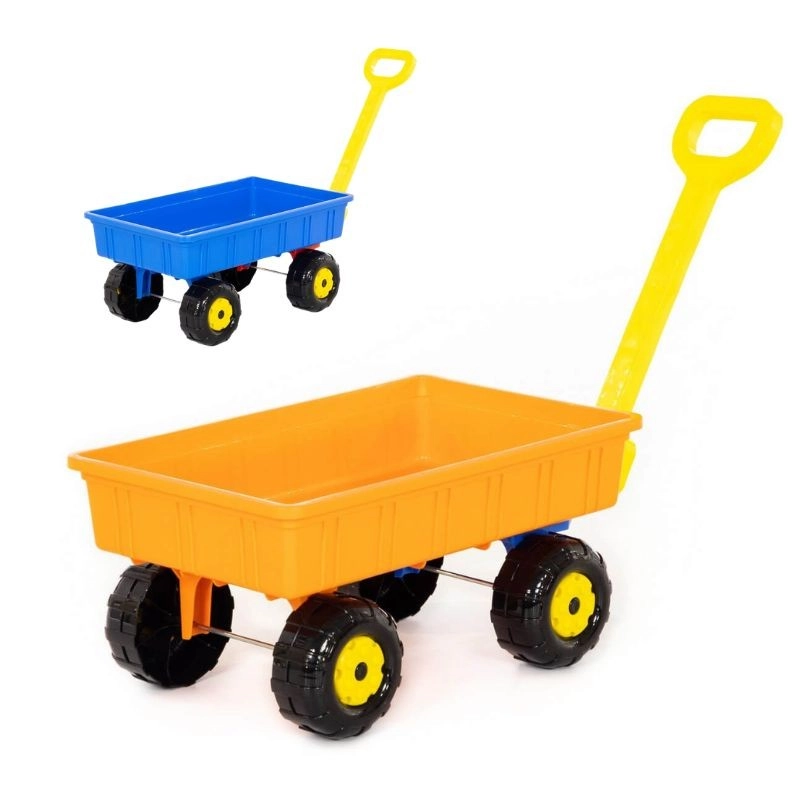 Plastový dětský vozík na tahání Chata