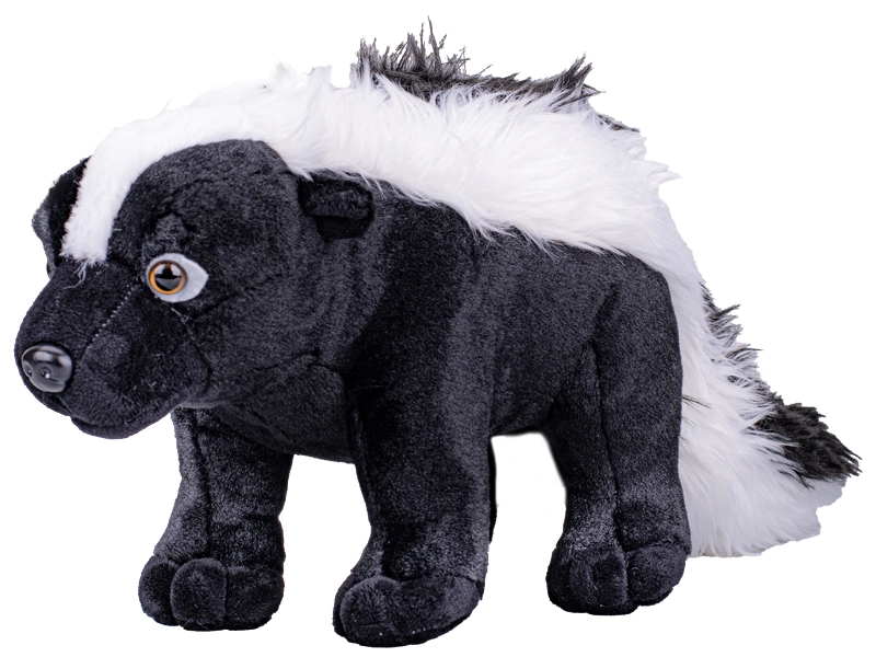 Plyšový skunk pruhovaný 50 cm
