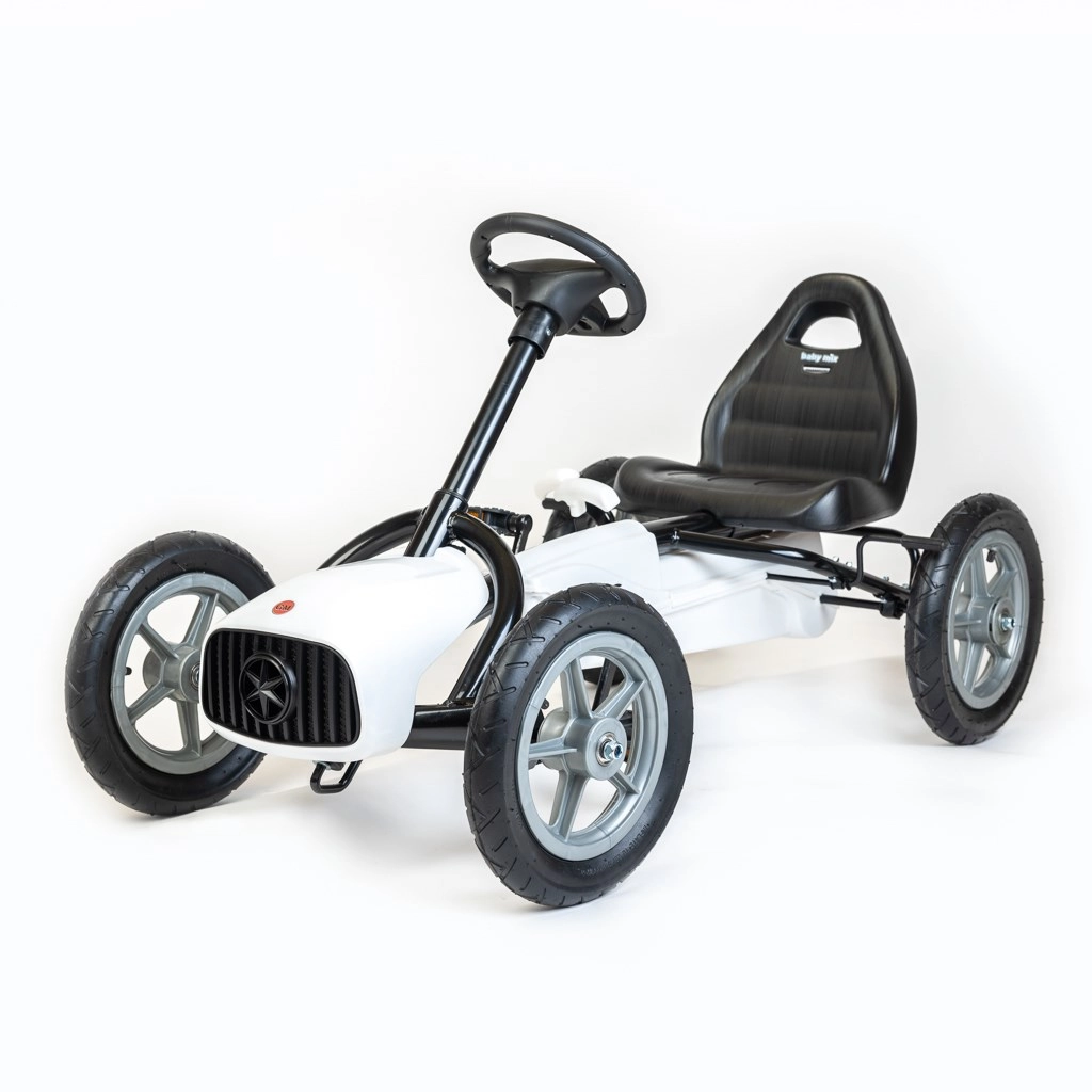 Dětská šlapací motokára BABY MIX Buggy – bílá