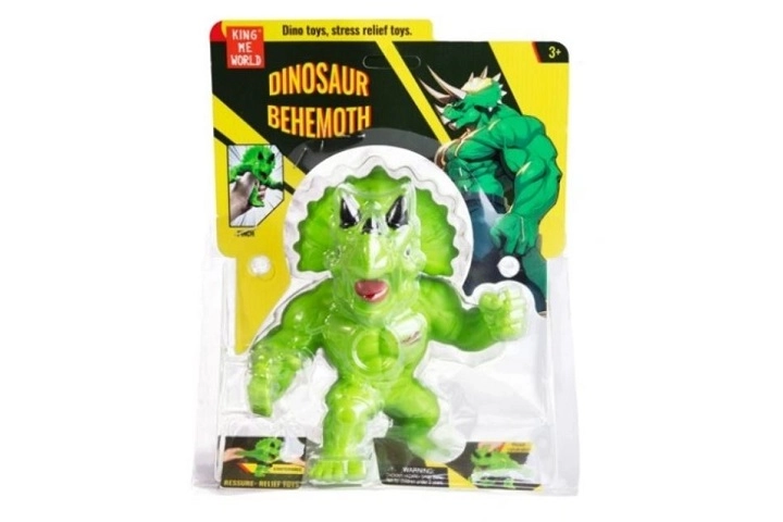 Behemoth měkký plyšový dinosaurus zelený