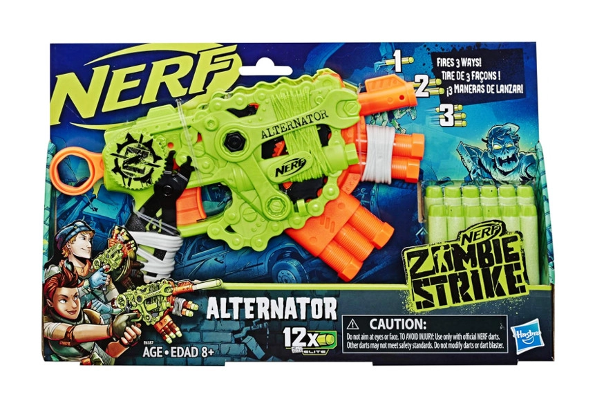 Nerf Zombie Strike Alternator blaster