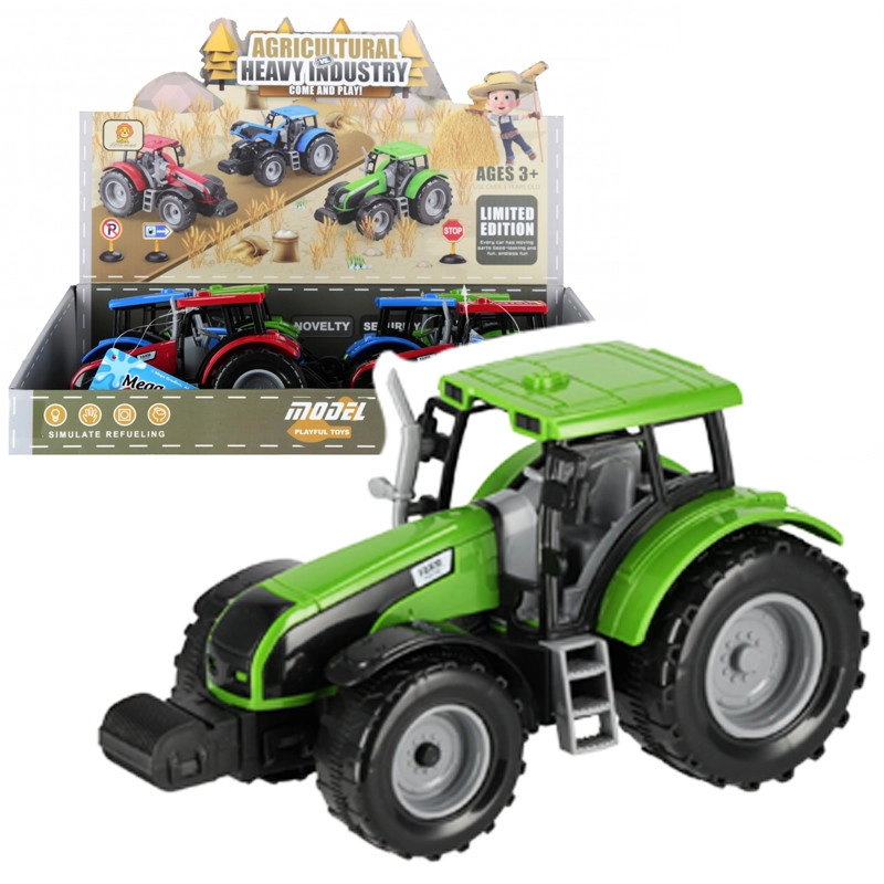 Traktor s natahovacím pohonem pull back - 1 kus