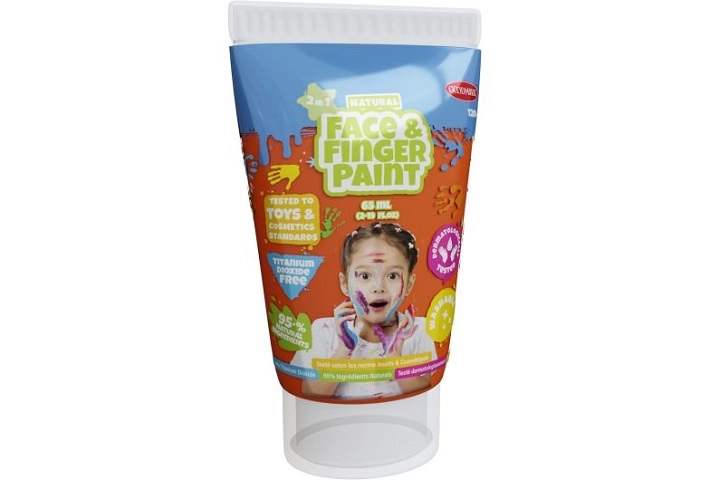 Boti Natural pomeranžová barva na malování prsty a na obličej 65 ml