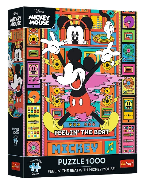 Puzzle Premium Plus 1000 dílků Ciť rytmus s Mickeym