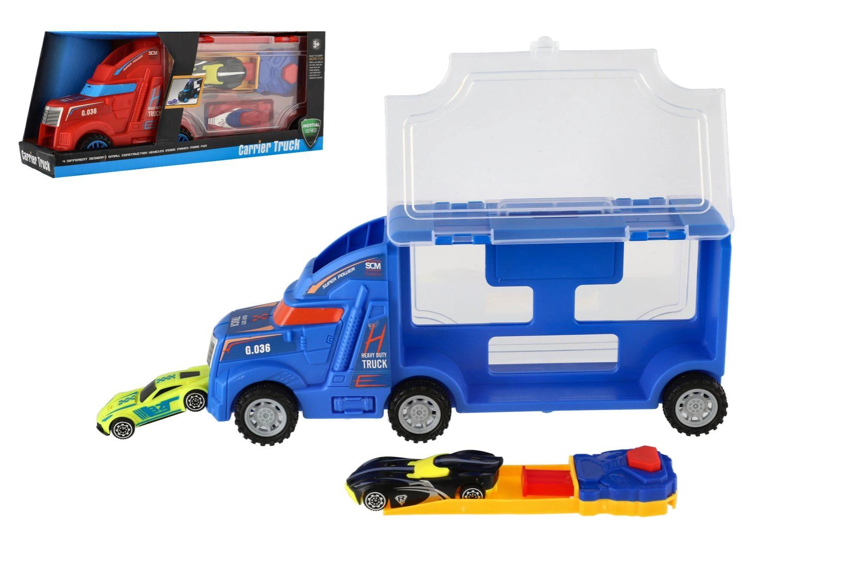 Auto kamion přepravník s auty