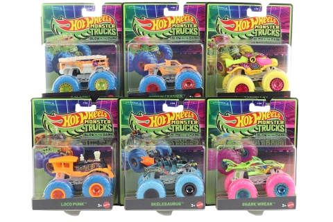 Levně Hot Wheels Monster Trucks svítící ve tmě