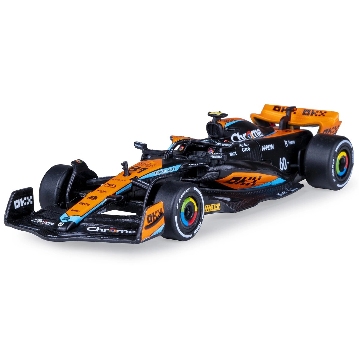 Model vozu McLaren MCL60 2023 Diecast 1:43 černý