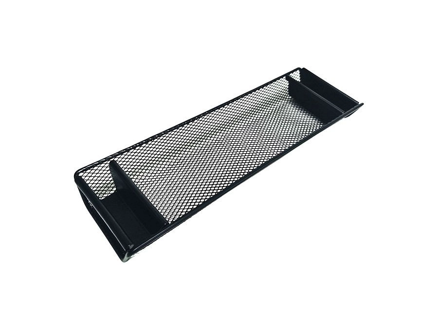 Levně Drátěný stojánek CONCORDE na pera a sponky 3 × 28 × 8,5 cm - černý
