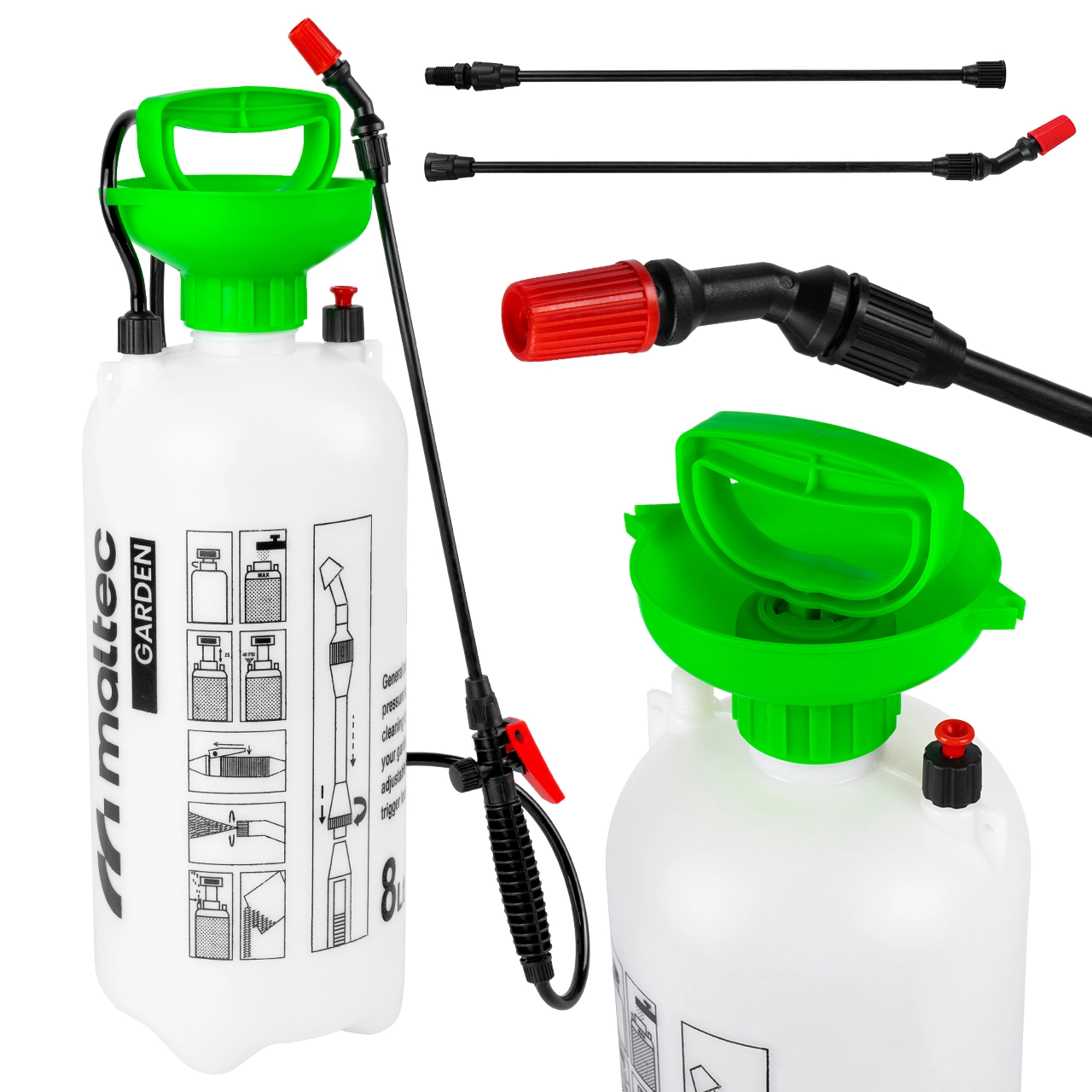 Tlakový postřikovač MalTec MasterSpray 8 l