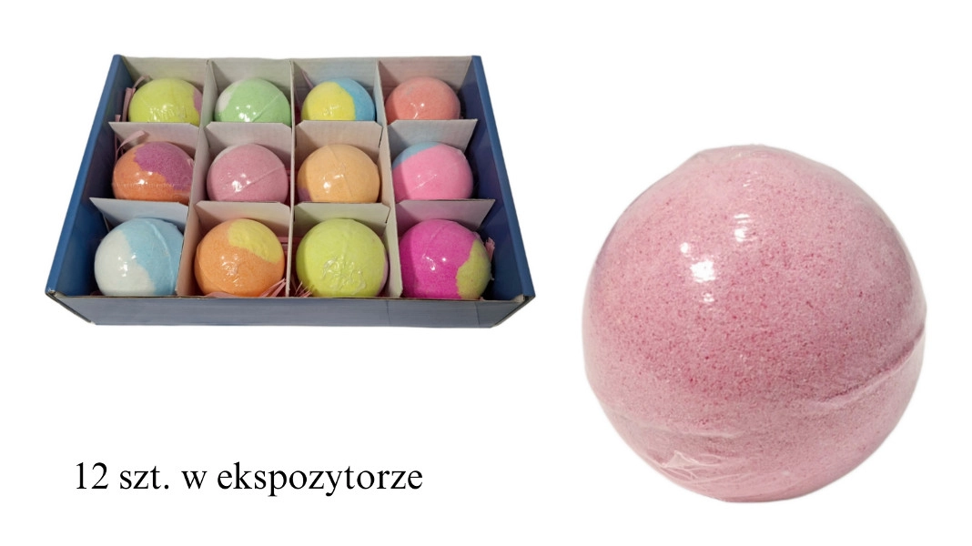 Šumivá koupelová bomba barvící vodu
