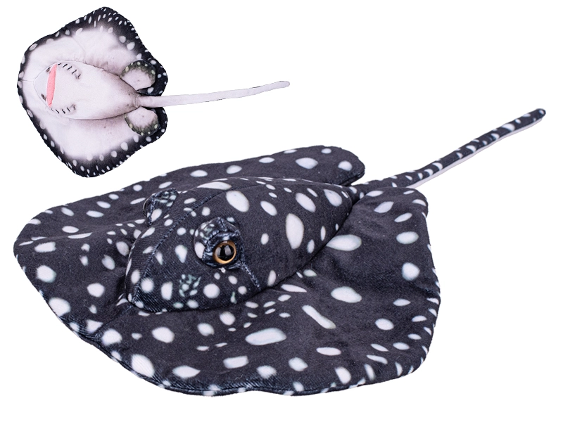 Plyšový rejnok 40 cm – černý