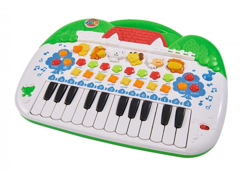 SIMBA Pianko dětské se zvířátky s funkcemi na baterie Zvuk