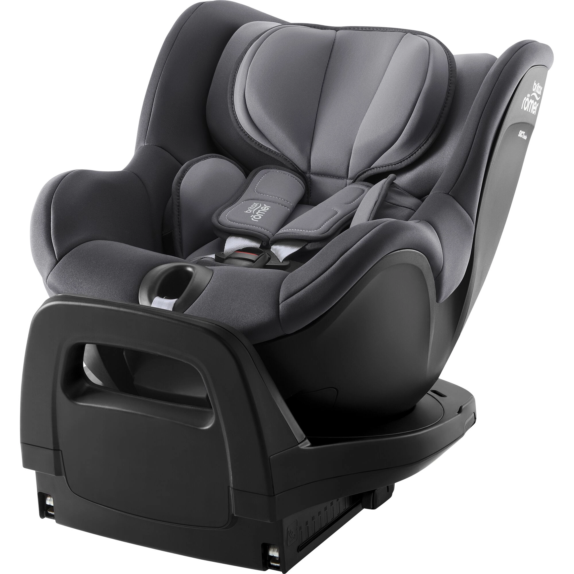 Autosedačka BRITAX RÖMER Dualfix Pro Midnight Grey 40–105 cm s otočnou základnou