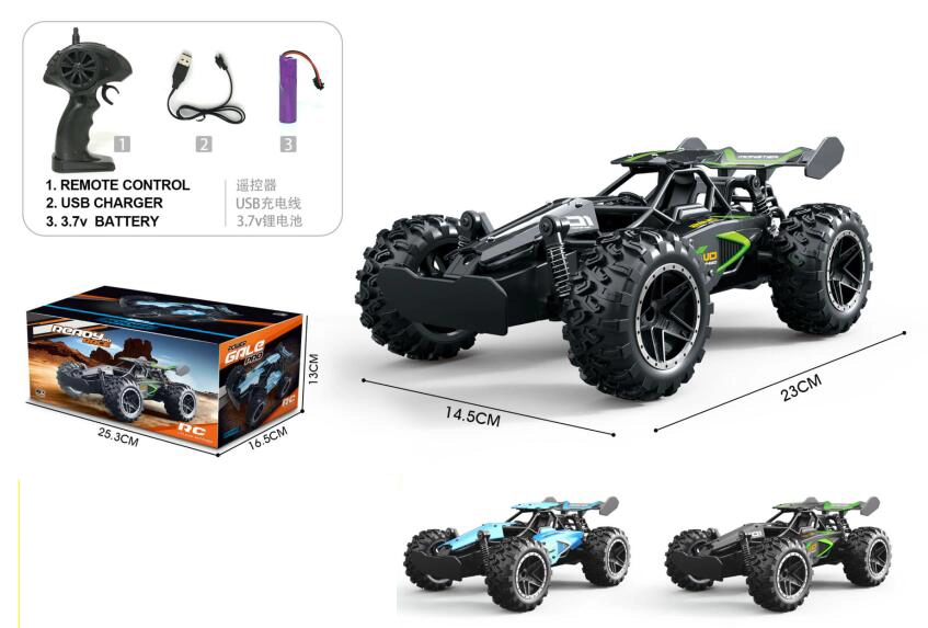 RC auto Monster 1:18 s USB nabíjením a baterií