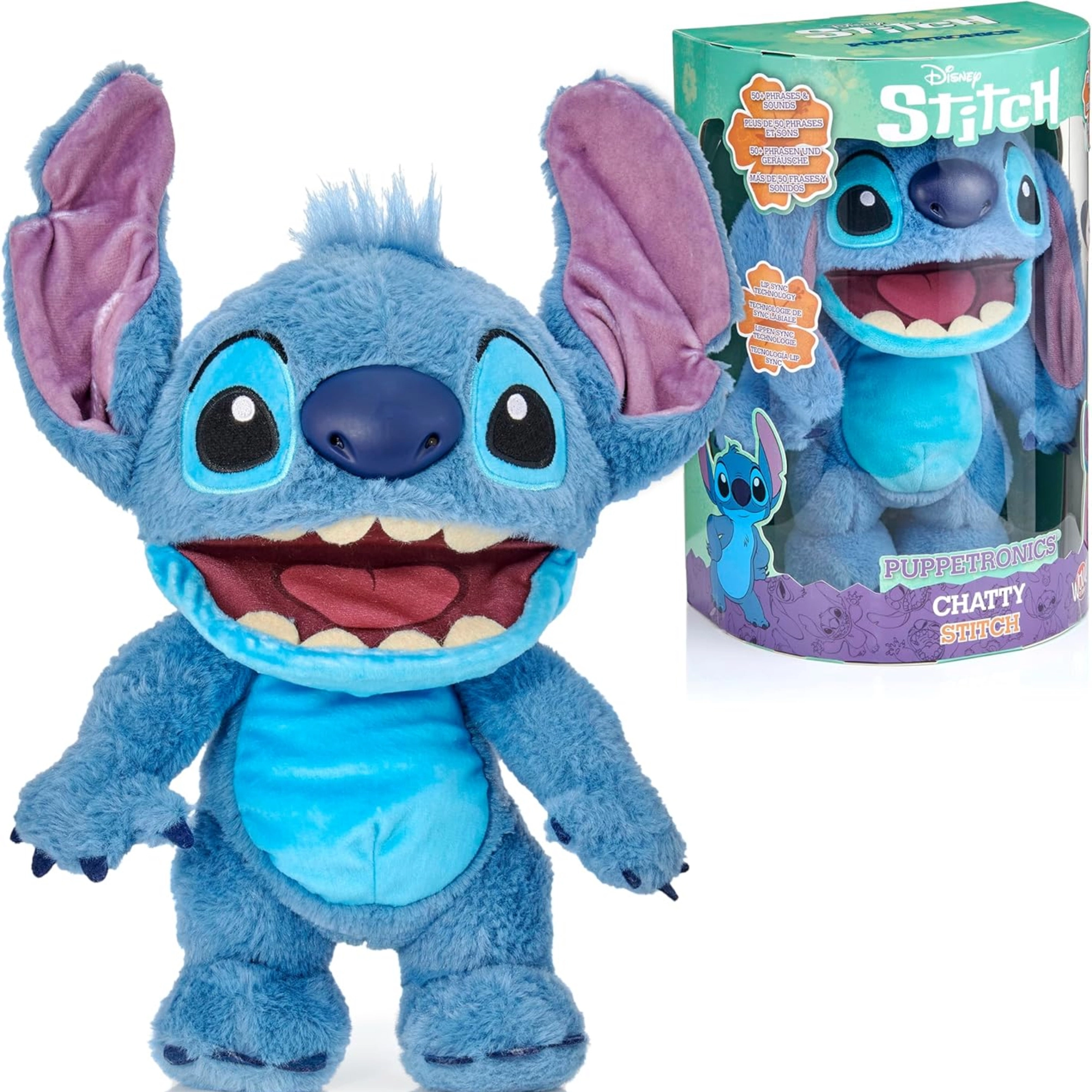 Interaktivní plyšák Disney Lilo a Stitch Chatty Stitch 30 cm