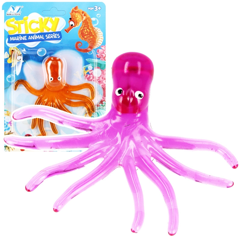 Lepicí gumová chobotnice