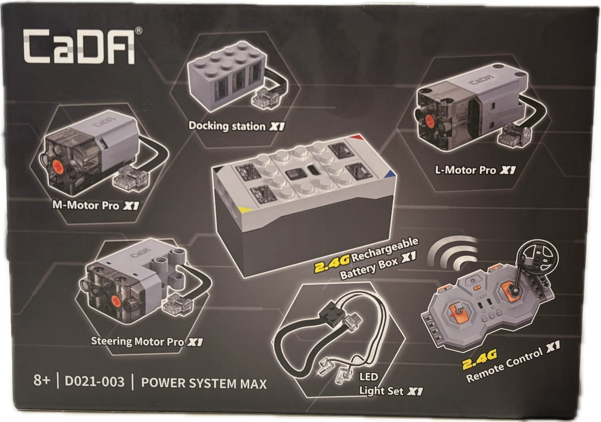 CaDA Power System Max – sada pohonu pro dálkové ovládání modelů