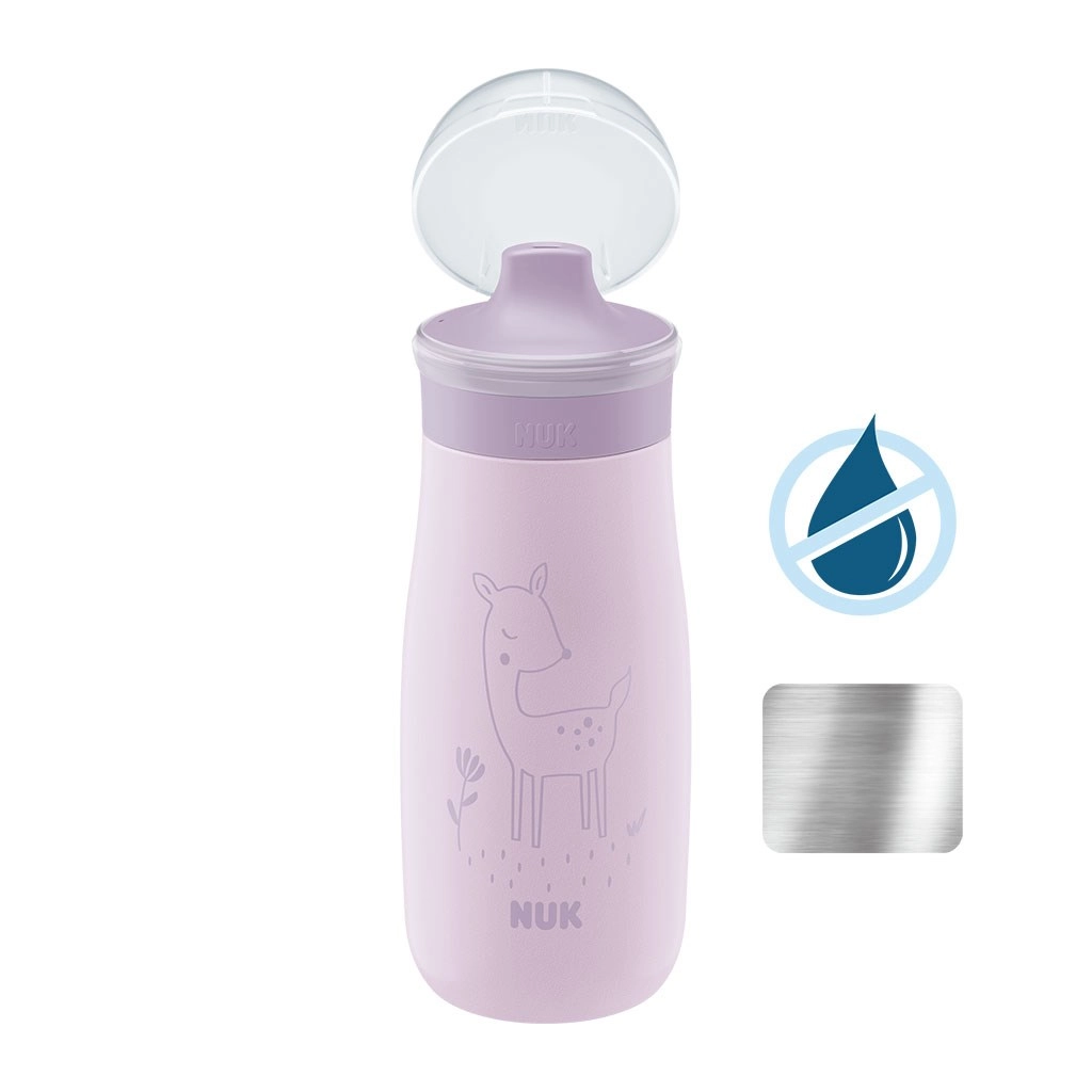 NUK Mini-Me Sip dětská láhev White 9m+ 300 ml