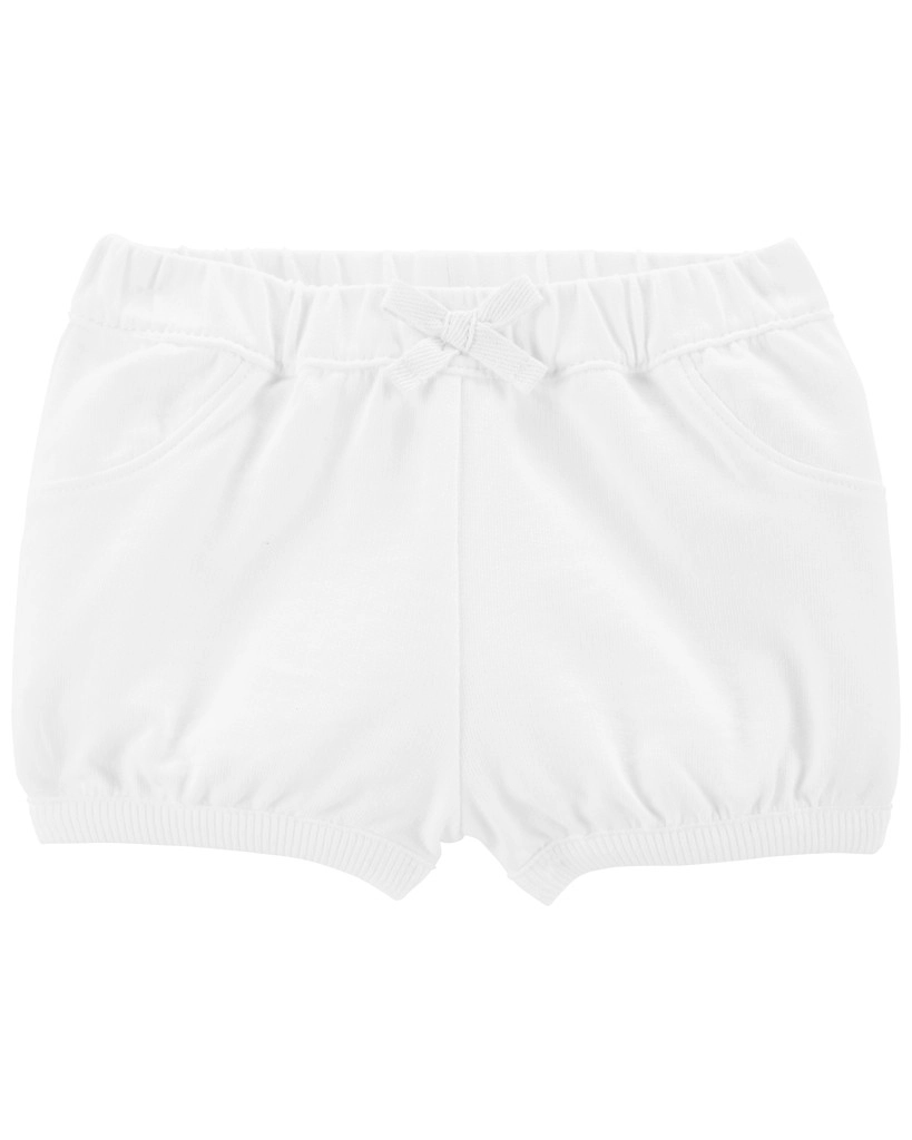 Carter’s dětské kraťasy v barvě ivory pro holčičku 24 m