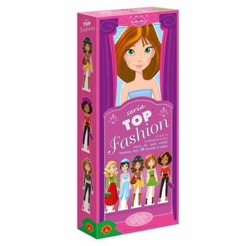 Levně Top Fashion modelka – kreativní vystřihovací sada