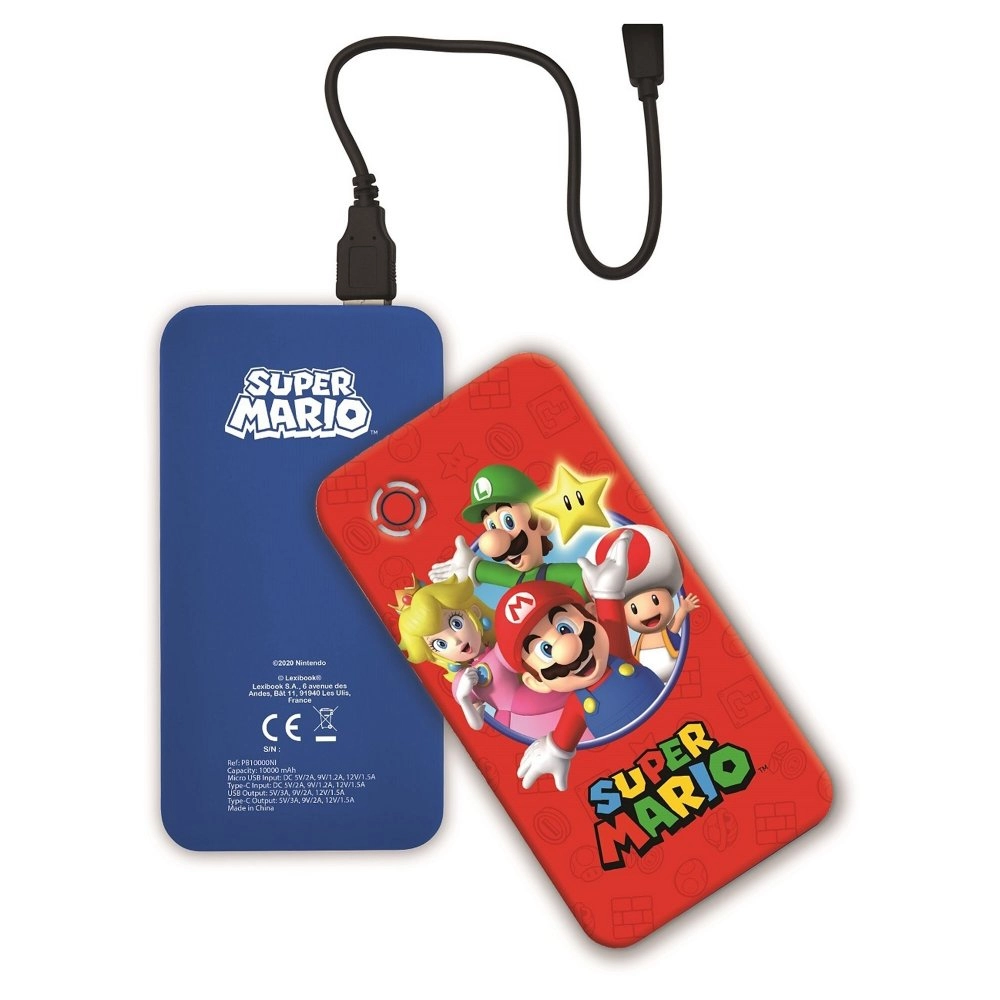 Levně Lexibook Super Mario 10 000 mAh